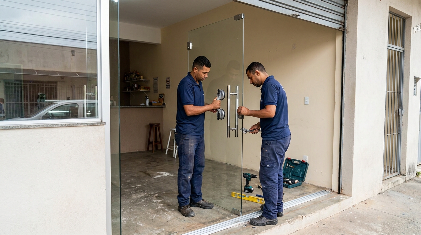 Portas em Vidro no Bento Ferreira, Vitória‑ES